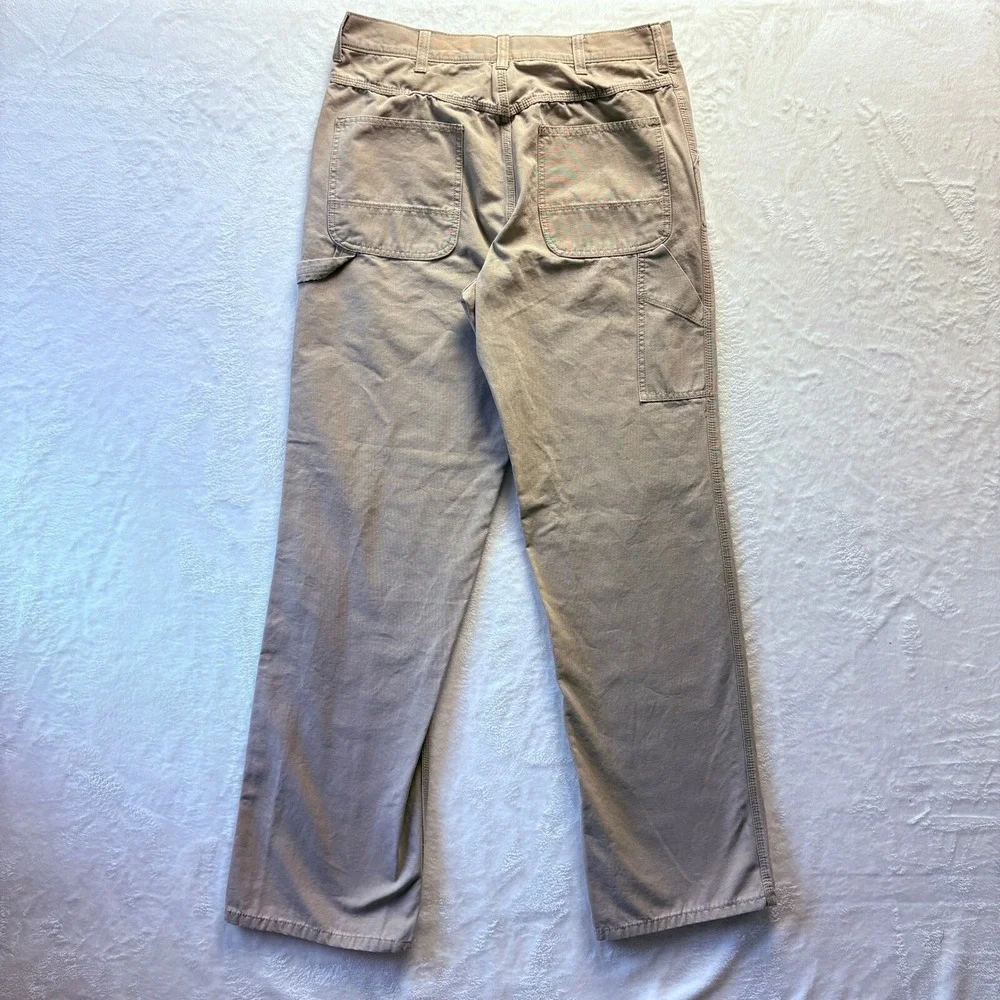 Old Navy‎ Painter's Pants Men 34x36 Carpenter Utility Workwear Khaki Cotton 2007